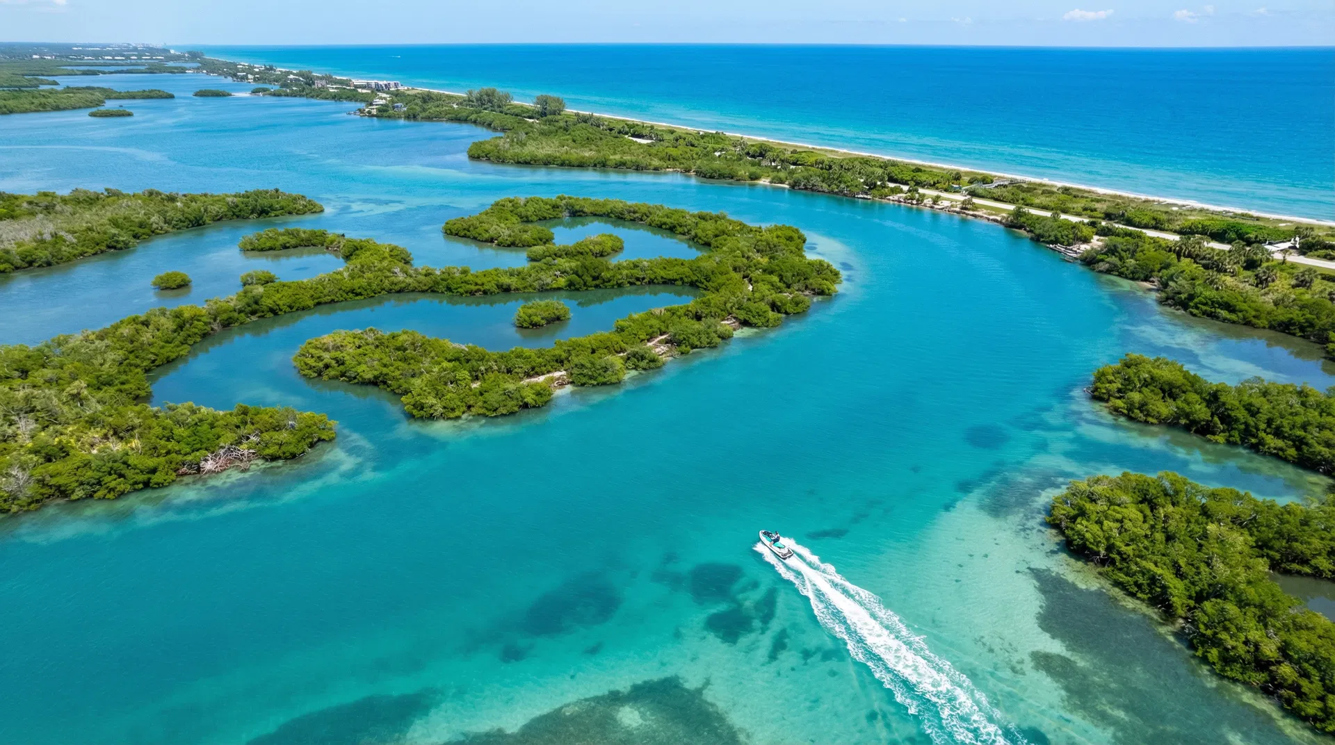 Aerial view of Florida's Treasure Coast